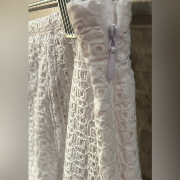 Sigrid Olsen Signature size 8 white eyelet skirt - Picture 5 of 9